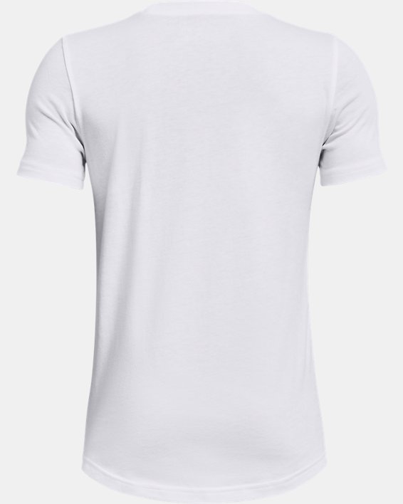 Boys' Curry Splash Short Sleeve T-Shirt, White, pdpMainDesktop image number 1
